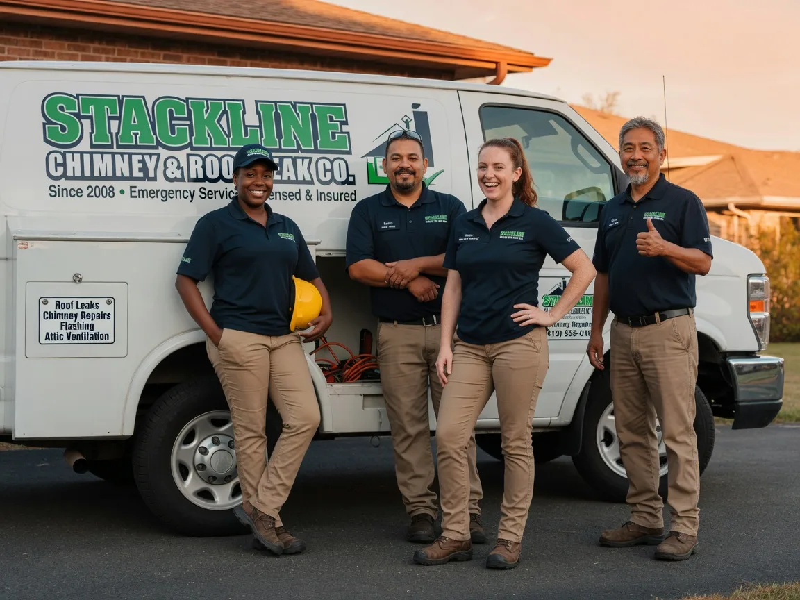 Chimney flashing repair company in Mill Creek, OK